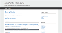 Desktop Screenshot of jamie-white.com