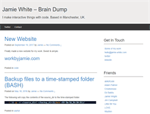 Tablet Screenshot of jamie-white.com